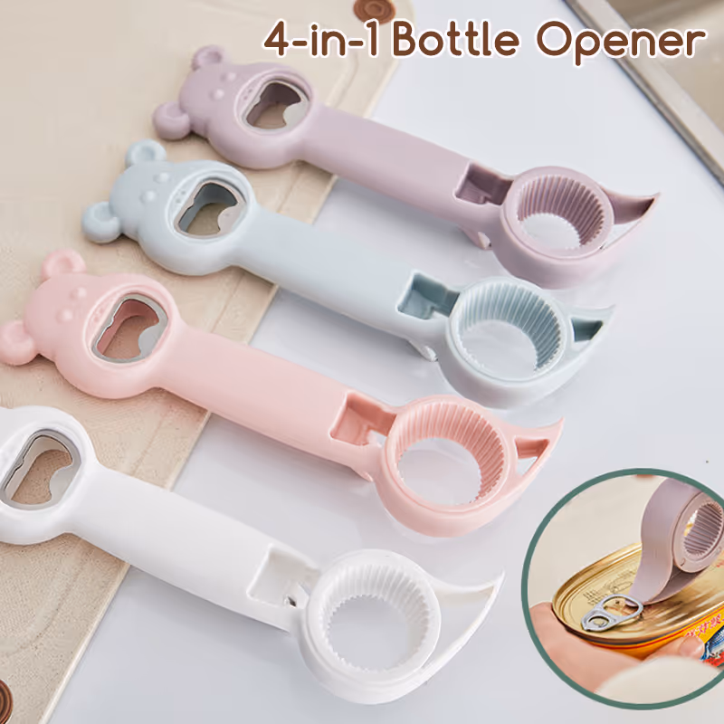 Multifunctional 4-in-1 Bottle Opener — Cyclonspark's top-rated gadget